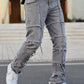 Grey Distressed Jeans