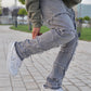 Grey Distressed Jeans
