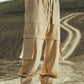 Beige Cargo Baggy Pants