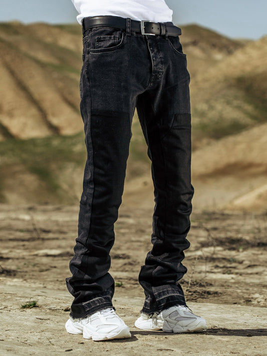 Vintage Black Slim Baggy Jeans