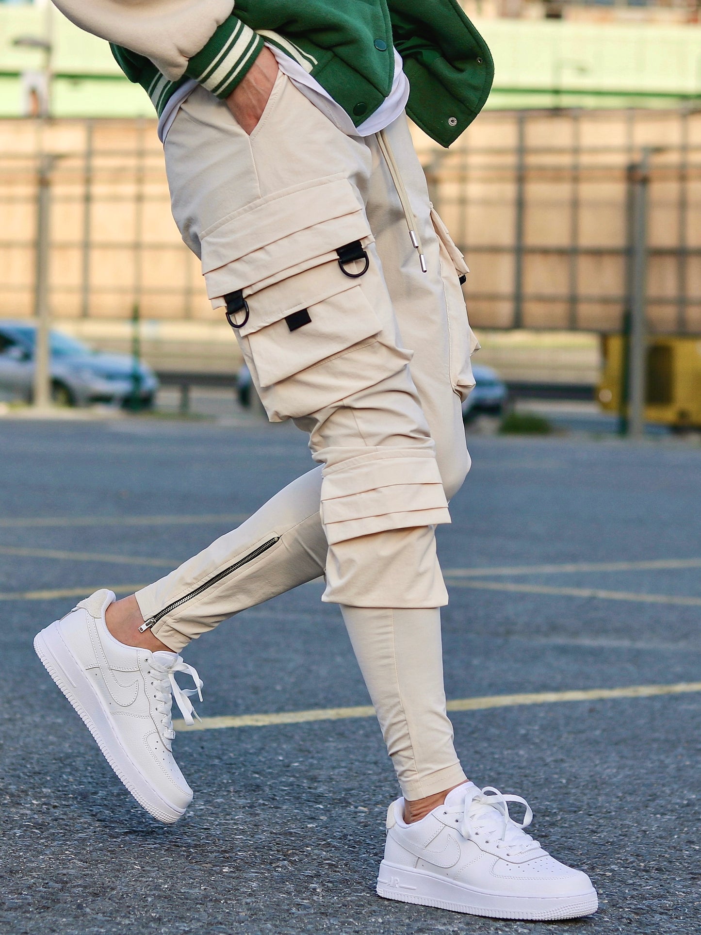 Light Beige Cargo Pants