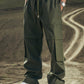 Dark Khaki Green Cargo Pants